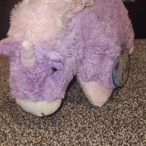 2011 Pillow Pet Pink And Purple Unicorn